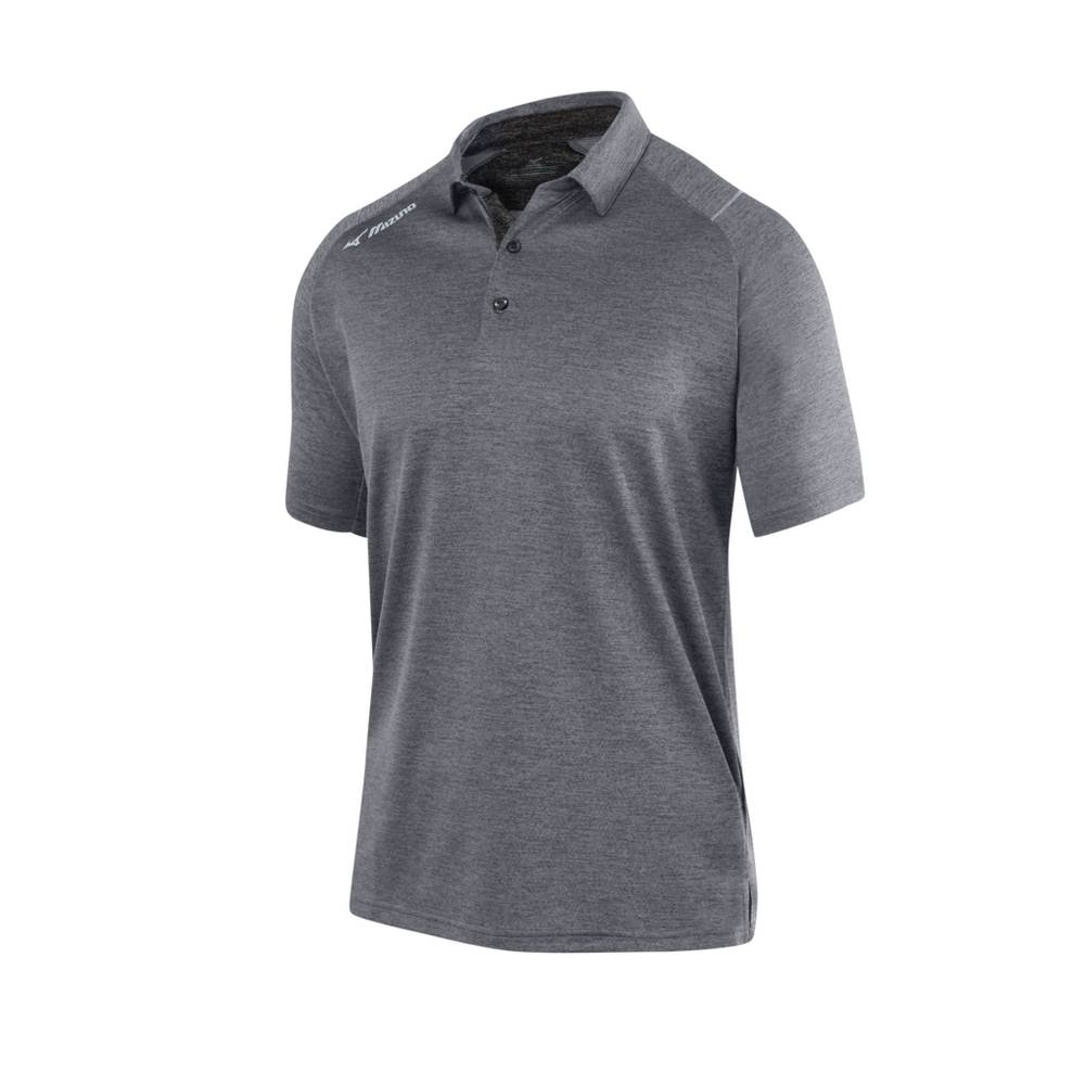 Polo Mizuno Comp Hombre Gris España VCDW-61384